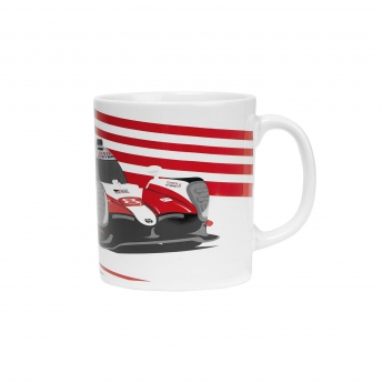 Toyota Gazoo Racing hrníček car mug white