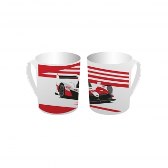 Toyota Gazoo Racing hrníček car mug white