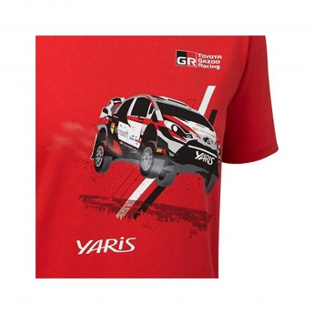 Toyota Gazoo Racing dětské tričko wrt kids car Yaris red