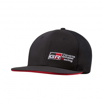 Toyota Gazoo Racing čepice flat kšiltovka large logo flat brim cap black