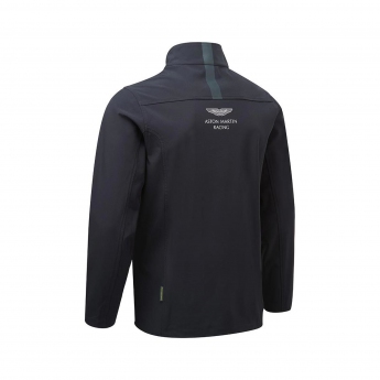 Aston Martin pánská bunda s kapucí softshell navy blue F1 Team 2021