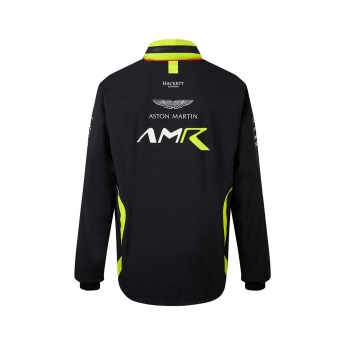 Aston Martin pánská bunda s kapucí rain jacket navy blue