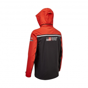 Toyota Gazoo Racing pánská bunda s kapucí wrt rain jacket redblack