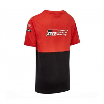 Toyota Gazoo Racing dětské tričko wrt kids team t-shirt redblack