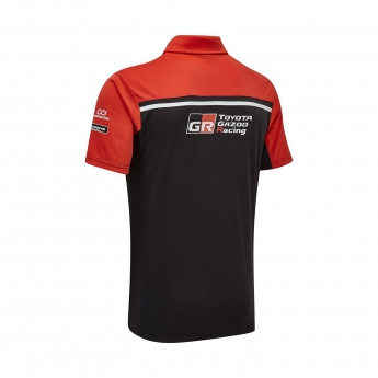Toyota Gazoo Racing pánské polo tričko wrt mens team polo shirt redblack