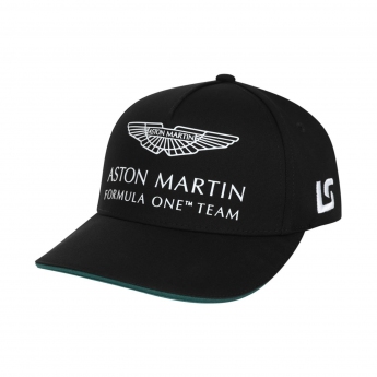 Aston Martin dětská čepice baseballová kšiltovka Lance Stroll black F1 Team 2021