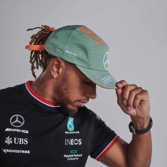 Mercedes AMG Petronas čepice baseballová kšiltovka Lewis Hamilton US GP Austin F1 Team 2022