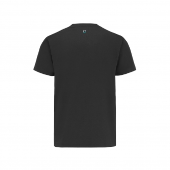 Mercedes AMG Petronas dětské tričko logo black F1 Team 2022