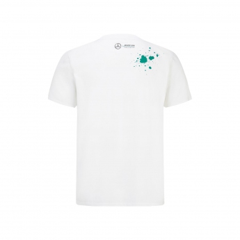 Mercedes AMG Petronas pánské tričko Lewis 44 white F1 Team 2022