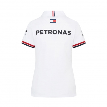 Mercedes AMG Petronas dámské polo tričko team white F1 Team 2022