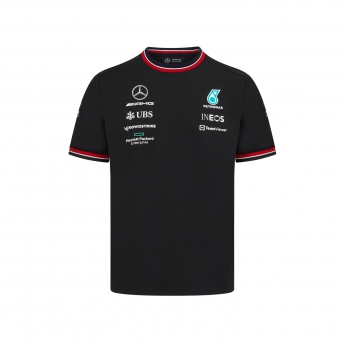 Mercedes AMG Petronas pánské tričko team black F1 Team 2022