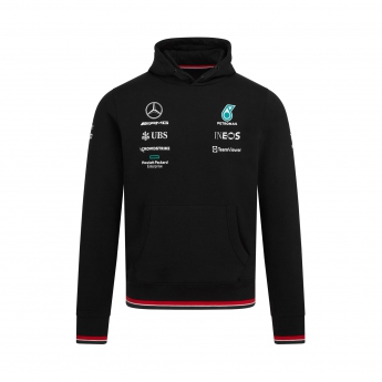 Mercedes AMG Petronas pánská mikina s kapucí team black F1 Team 2022