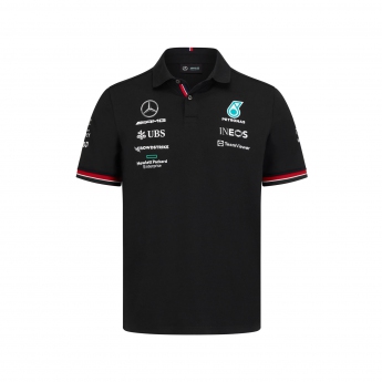 Mercedes AMG Petronas pánské polo tričko team black F1 Team 2022
