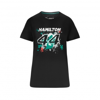 Mercedes AMG Petronas dámské tričko Lewis 44 black F1 Team 2022