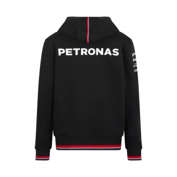 Mercedes AMG Petronas dětská mikina s kapucí team sweatshirt black F1 Team 2022