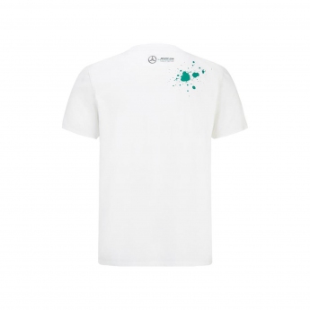 Mercedes AMG Petronas pánské tričko George 63 white F1 Team 2022