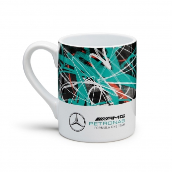 Mercedes AMG Petronas hrníček grafitti F1 Team 2022