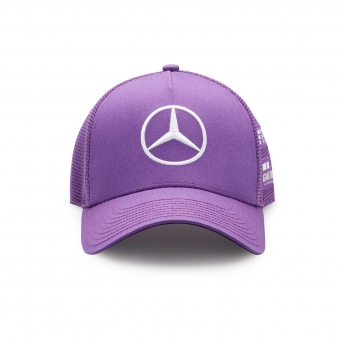 Mercedes AMG Petronas čepice baseballová kšiltovka Lewis Hamilton trucker purple F1 Team 2022