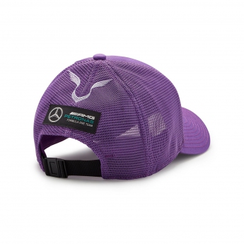 Mercedes AMG Petronas čepice baseballová kšiltovka Lewis Hamilton trucker purple F1 Team 2022