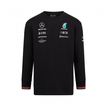 Mercedes AMG Petronas pánská mikina crew black F1 Team 2022