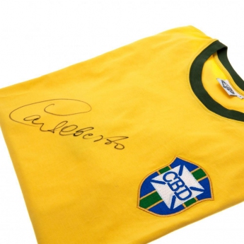 Legendy fotbalový dres Brasil Alberto Signed Shirt