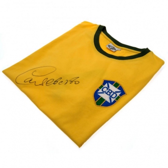 Legendy fotbalový dres Brasil Alberto Signed Shirt