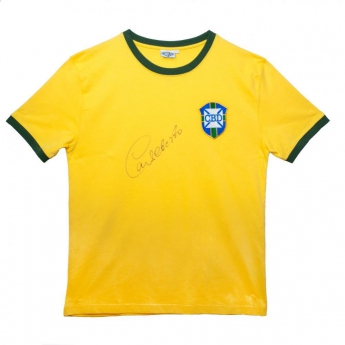 Legendy fotbalový dres Brasil Alberto Signed Shirt