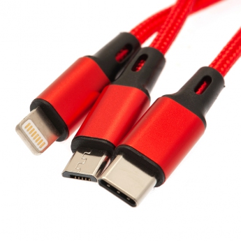 FC Liverpool nabíjecí kabel 3 in 1 charging cable