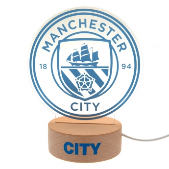Manchester City led svítilna LED crest light