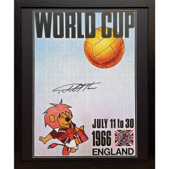 Legendy obrázek v rámečku England FA 1966 Sir Geoff Hurst Signed Framed Print