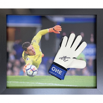 Legendy zarámovaná rukavice Manchester City FC Ederson Signed Glove (Framed)