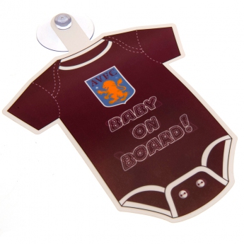 Aston Villa dětské body baby on board sign