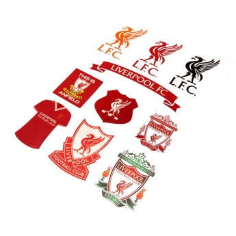 FC Liverpool set samolepek a4 decal sticker set