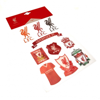 FC Liverpool set samolepek a4 decal sticker set