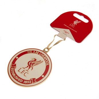 FC Liverpool vánoční ozdoby emblem decoration