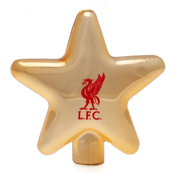 FC Liverpool vánoční ozdoby gold tree topper