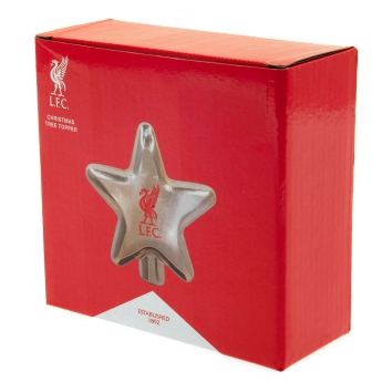 FC Liverpool vánoční ozdoby gold tree topper