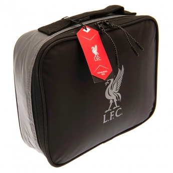 FC Liverpool taška na svačinu black and silver lunch bag
