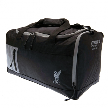 FC Liverpool taška na rameno black and silver holdall