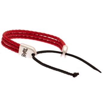 FC Liverpool náramek 3 line crest slider bracelet