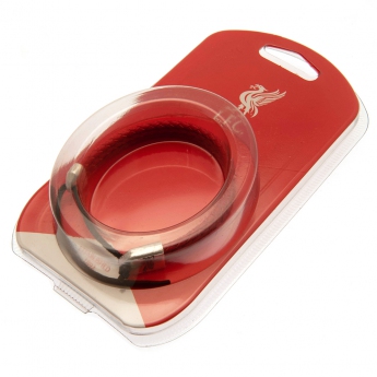 FC Liverpool náramek 3 line crest slider bracelet