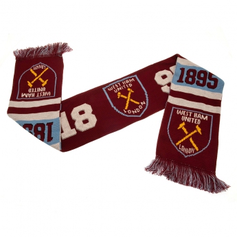 West Ham United zimní šála scarf 1895 RT