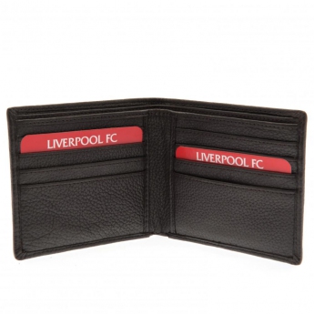 FC Liverpool peněženka brown leather wallet