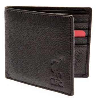 FC Liverpool peněženka brown leather wallet