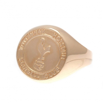 Tottenham Hotspur prsten 9ct Gold Crest Ring Medium