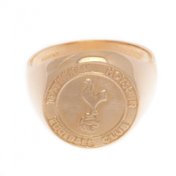 Tottenham Hotspur prsten 9ct Gold Crest Ring Medium