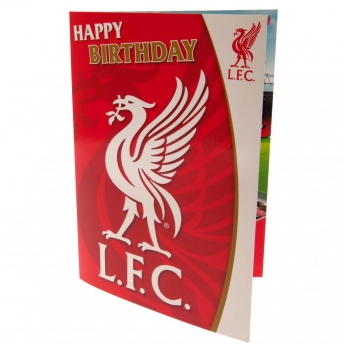 FC Liverpool narozeninové přání musical birthday card