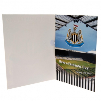 Newcastle United narozeninové přání musical birthday card