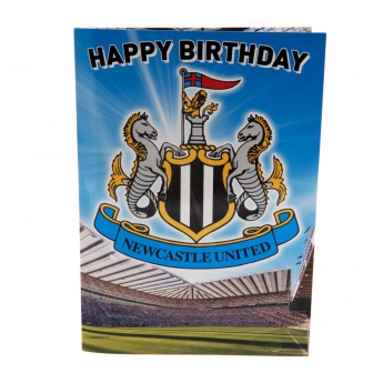 Newcastle United narozeninové přání musical birthday card