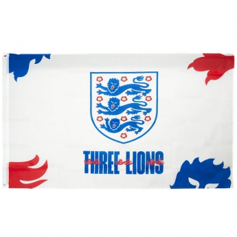 Fotbalové reprezentace vlajka England FA Flag 3 Lions